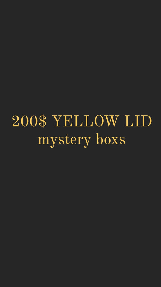 200$ yellow lid Mystery box