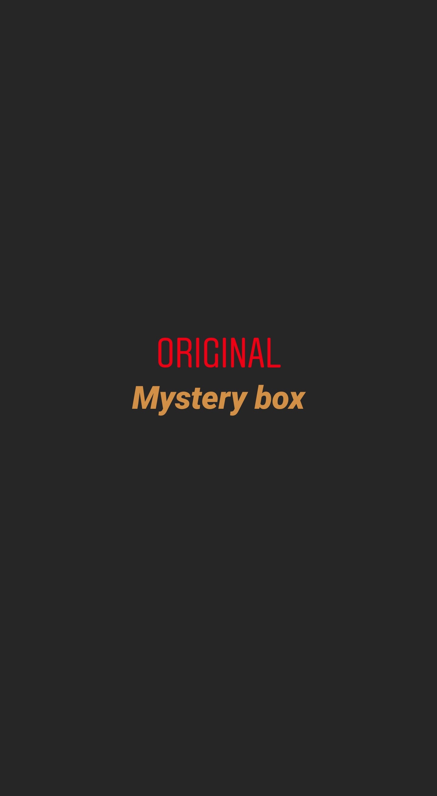 Original -Mystery Box